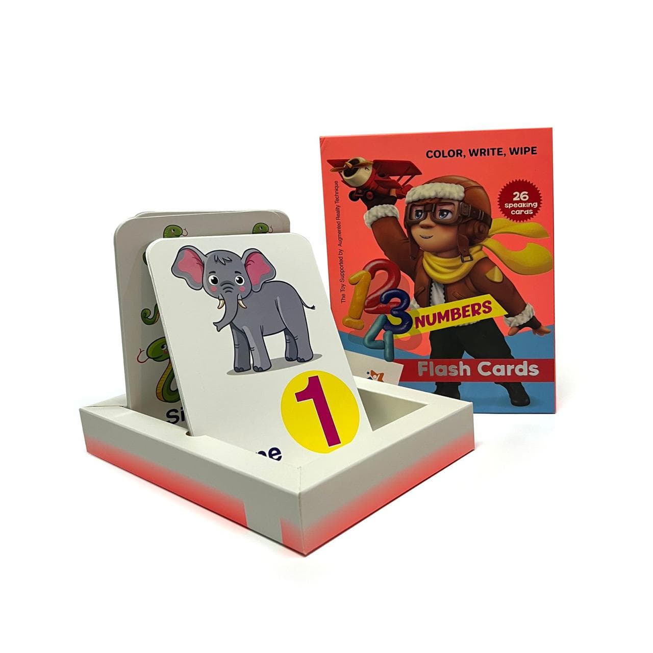 Numbers Flash Cards - اكتب وامسح 3