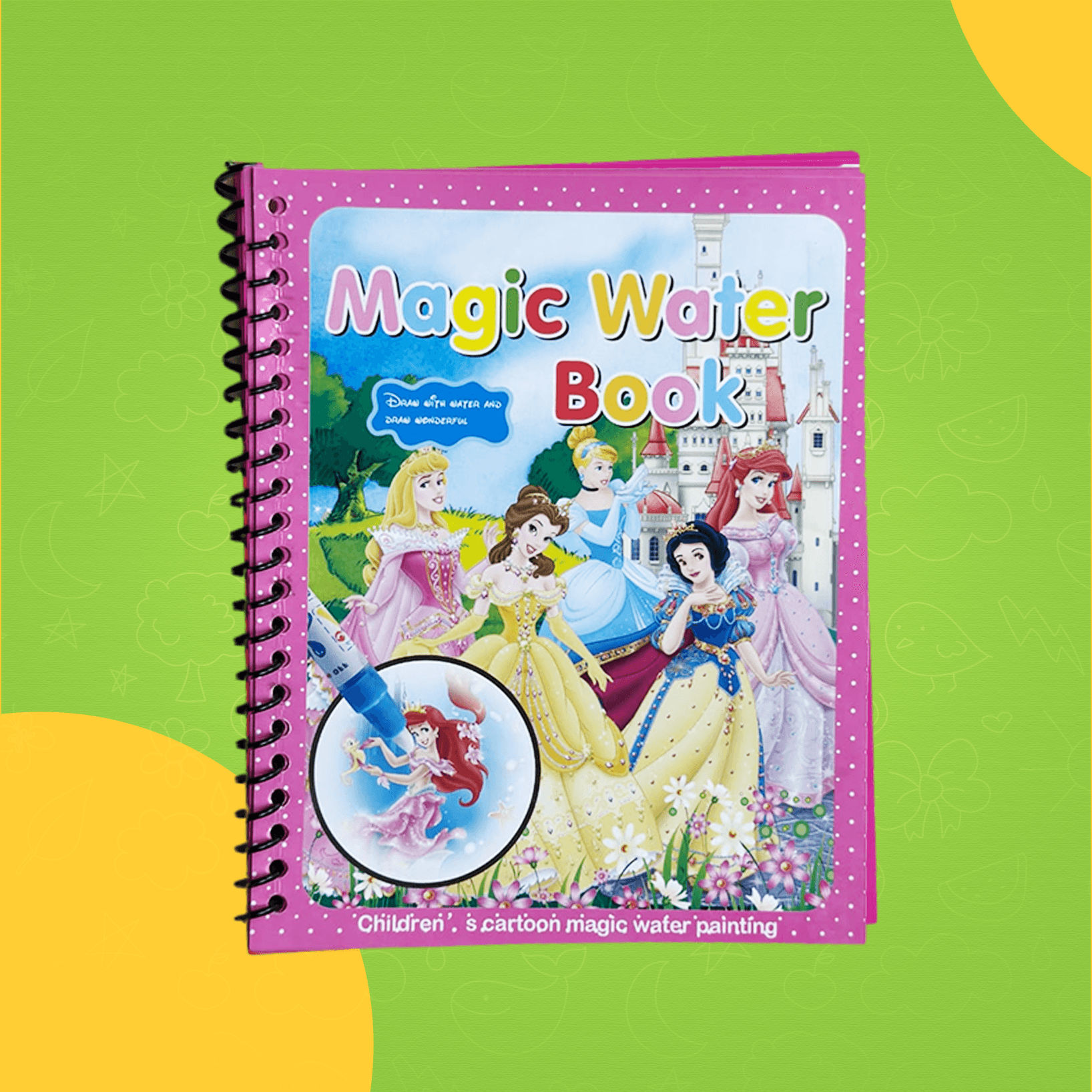 مجموعة كتب التلوين السحرية للأطفال (Magic Water Books) ( 5 كتب ) 6