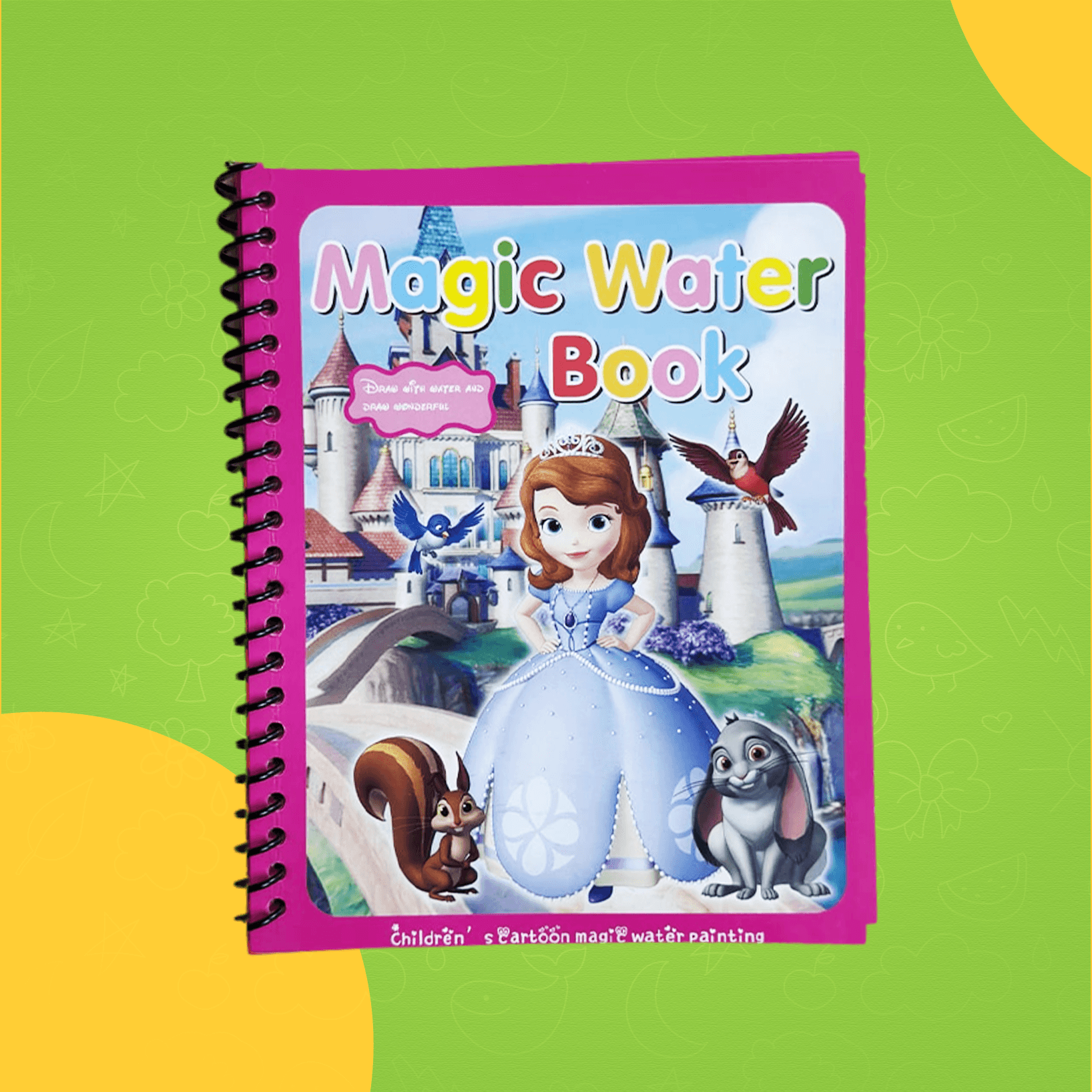 مجموعة كتب التلوين السحرية للأطفال (Magic Water Books) ( 5 كتب ) 7